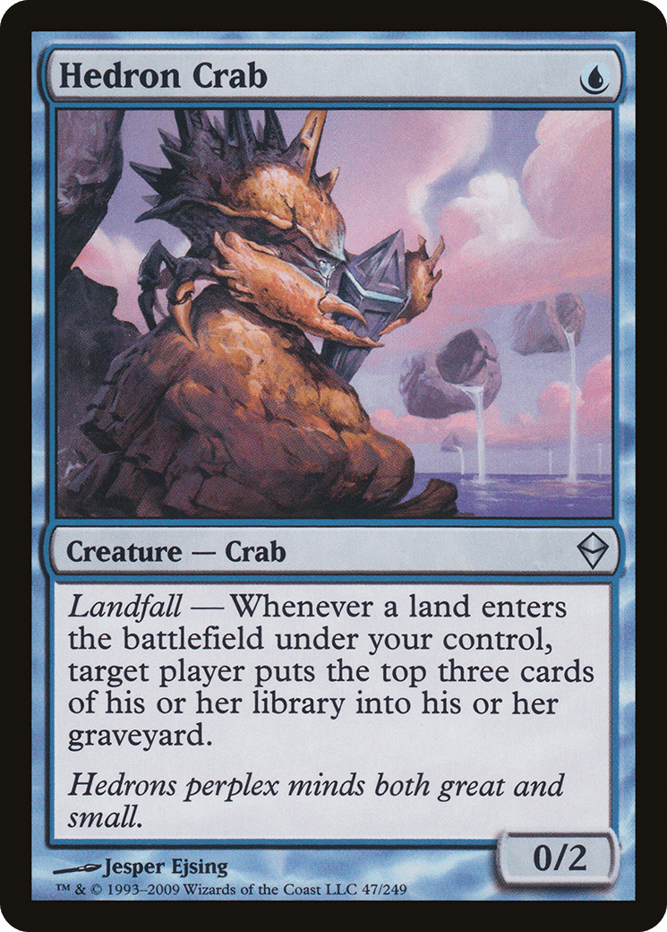 Hedron Crab [Zendikar] Foil