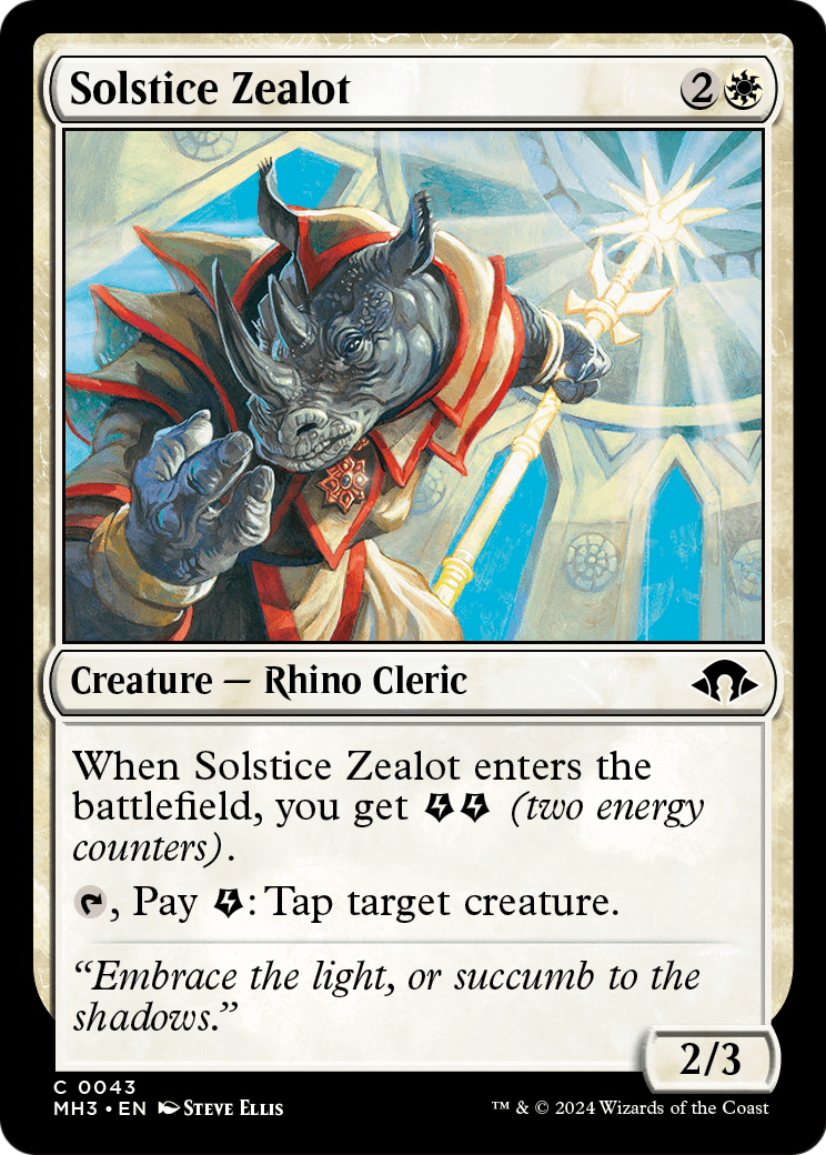 Solstice Zealot [Modern Horizons 3] Foil