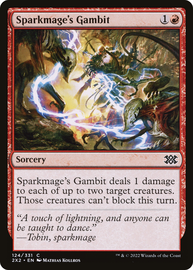 Sparkmage's Gambit [Double Masters 2022] Foil