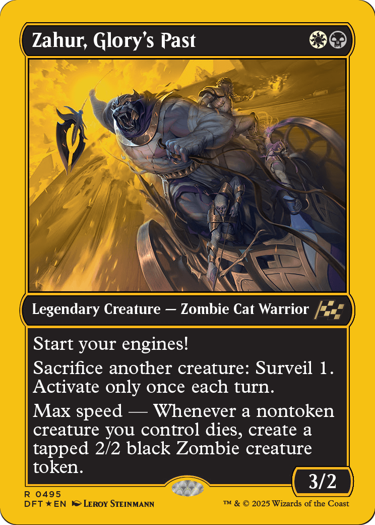 Zahur, Glory's Past |  Foil (495) [Aetherdrift]