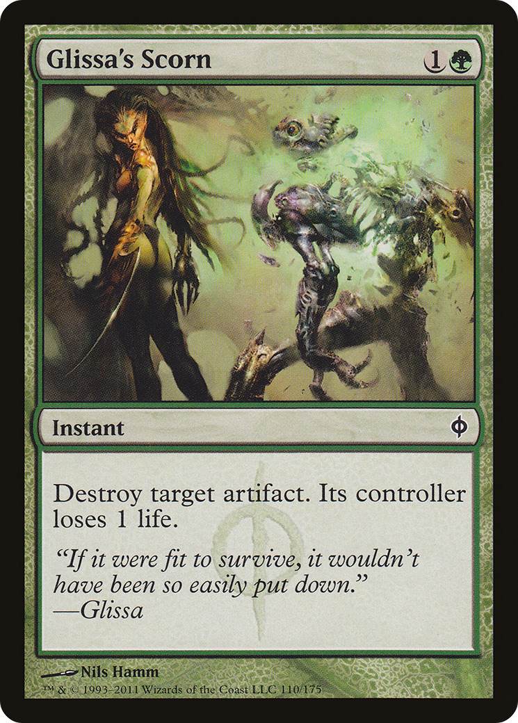 Glissa's Scorn [New Phyrexia] Foil