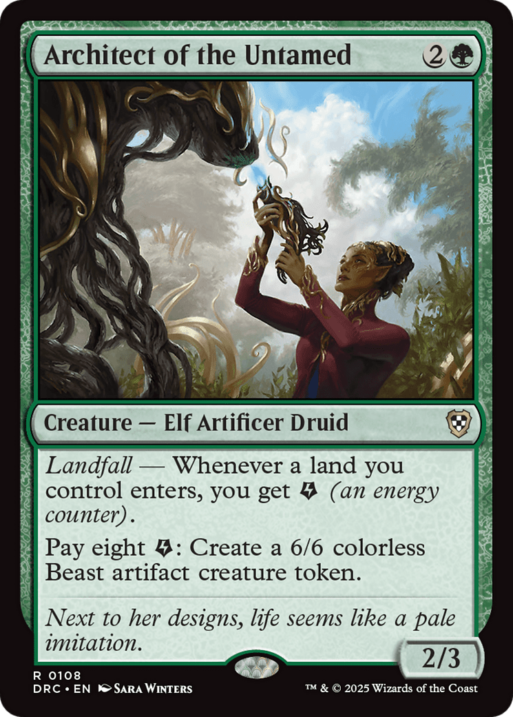 Architect of the Untamed (-108) [Commander: Aetherdrift]