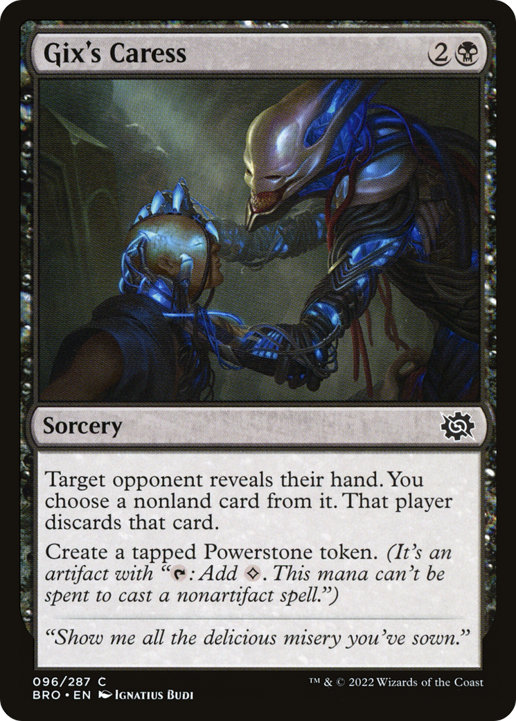 Gix's Caress [The Brothers' War] Foil