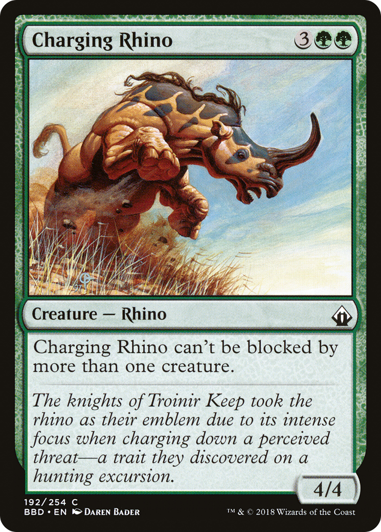 Charging Rhino [Battlebond] Foil
