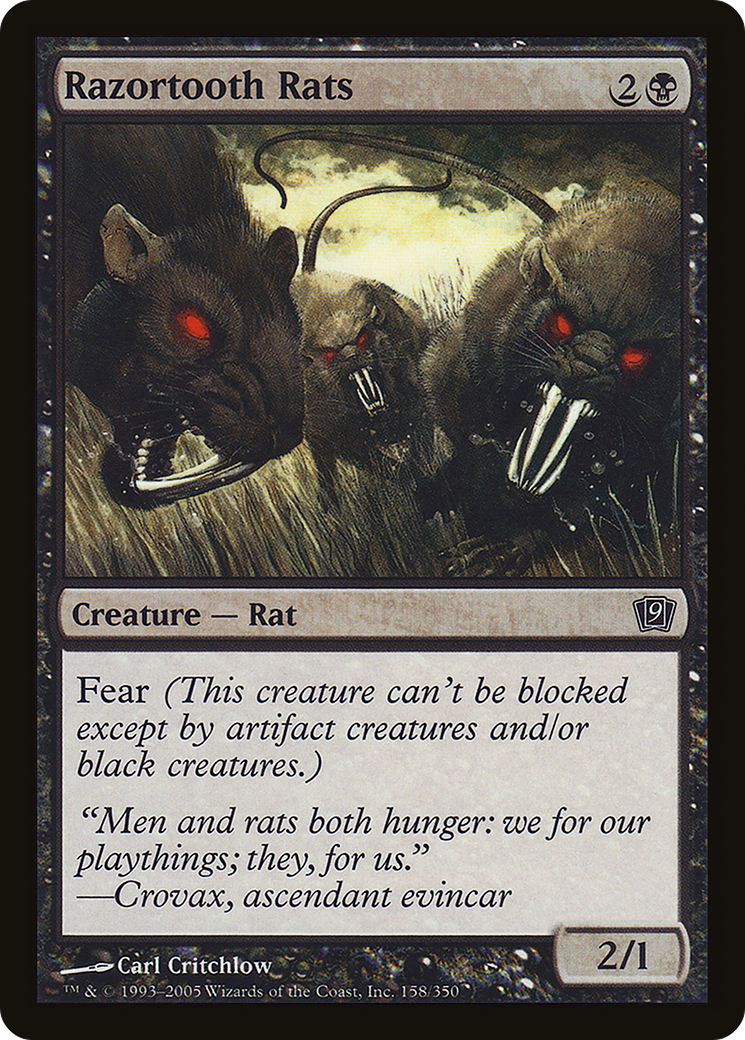 Razortooth Rats [Ninth Edition] Foil