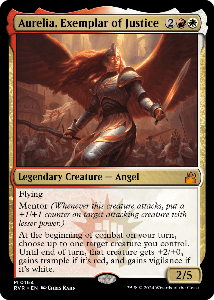 Aurelia, Exemplar of Justice [Ravnica Remastered] Foil