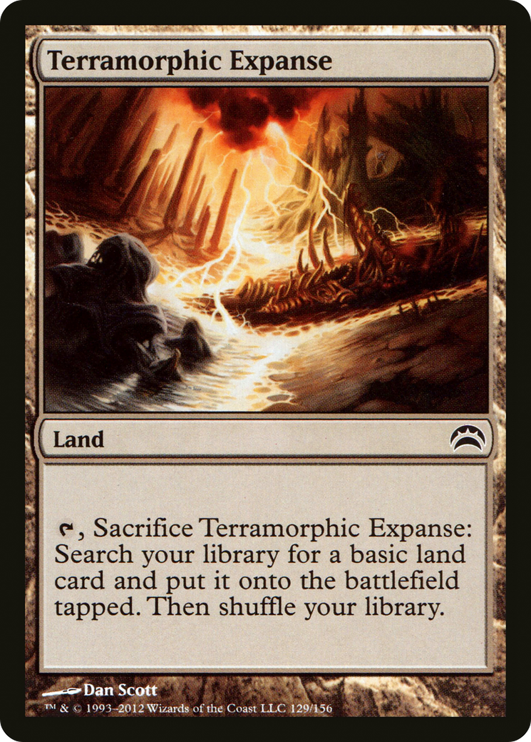 Terramorphic Expanse (129) [Planechase 2012]  Foil