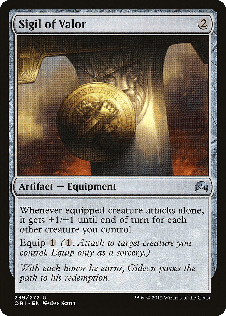 Sigil of Valor [Magic Origins] Foil