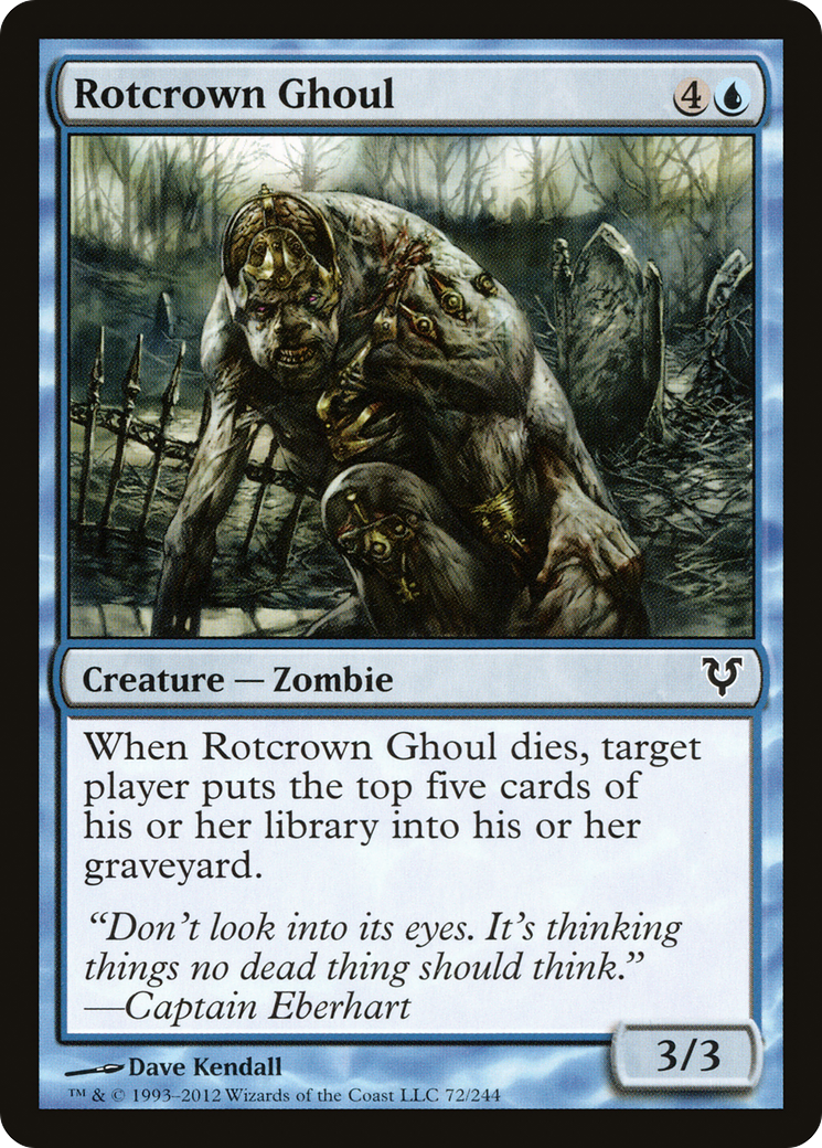 Rotcrown Ghoul [Avacyn Restored] Foil