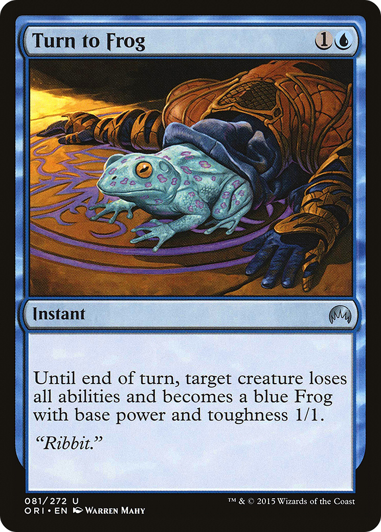 Turn to Frog [Magic Origins] Foil