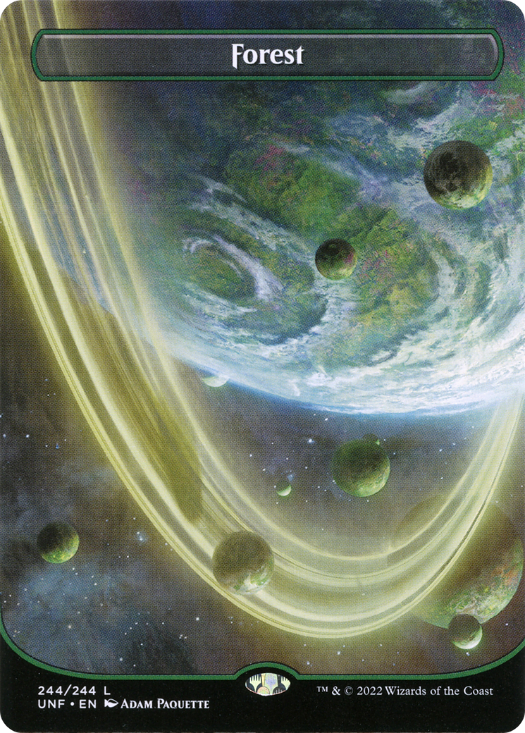 Forest (244) (Orbital Space-ic Land) [Unfinity] Foil