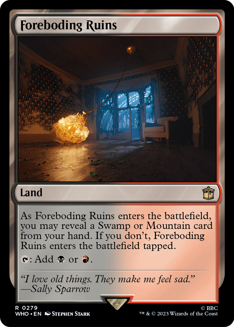 Foreboding Ruins [Doctor Who] Foil