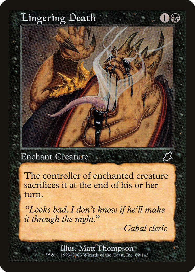 Lingering Death [Scourge] Foil