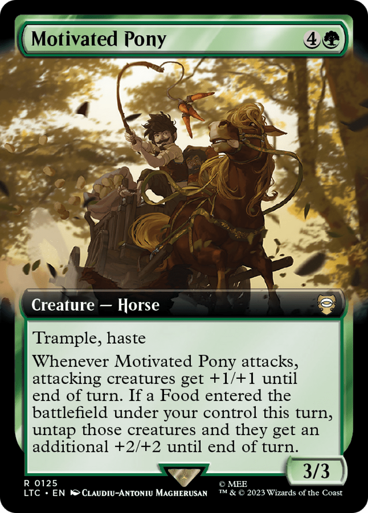 Motivated Pony (125) [Tales of Middle-earth Commander] : (Extended Art) Foil