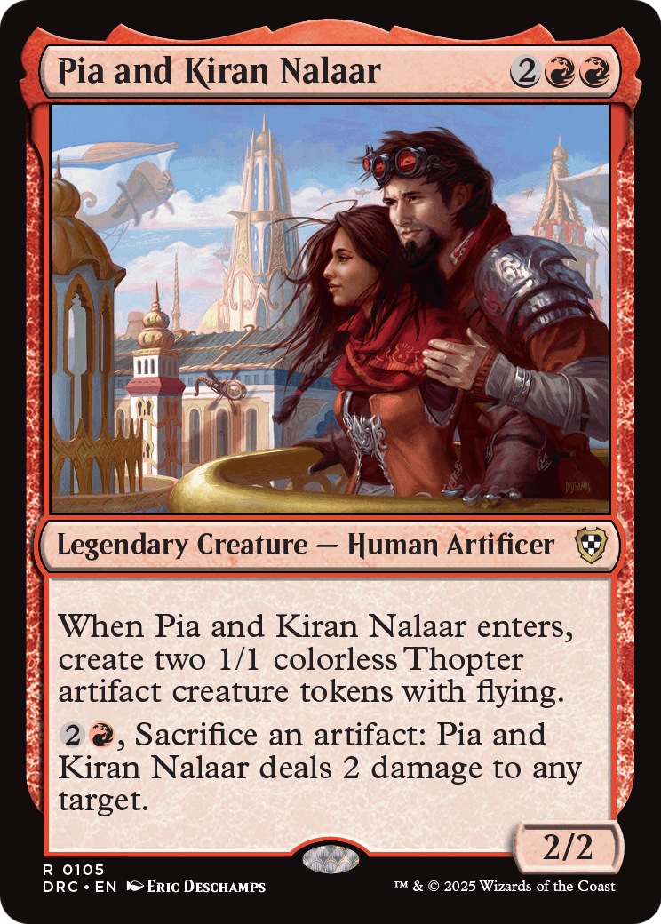 Pia and Kiran Nalaar (-105) [Commander: Aetherdrift]