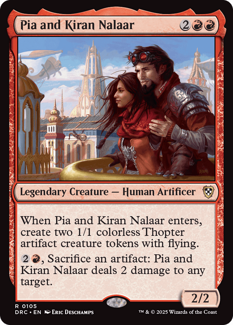 Pia and Kiran Nalaar (-105) [Commander: Aetherdrift]
