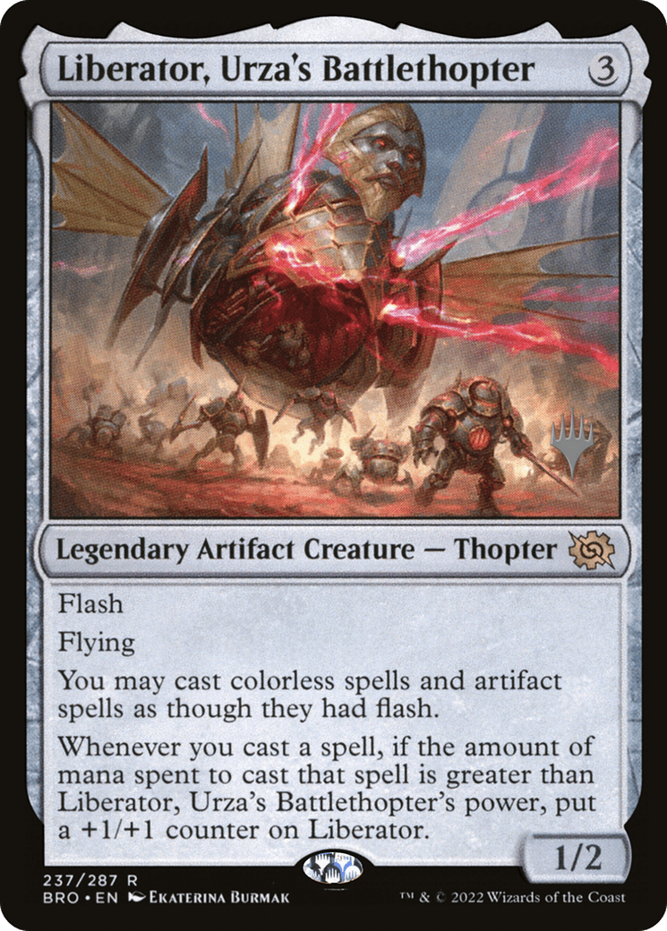 Liberator, Urza's Battlethopter (Promo Pack) [The Brothers' War Promos] Foil