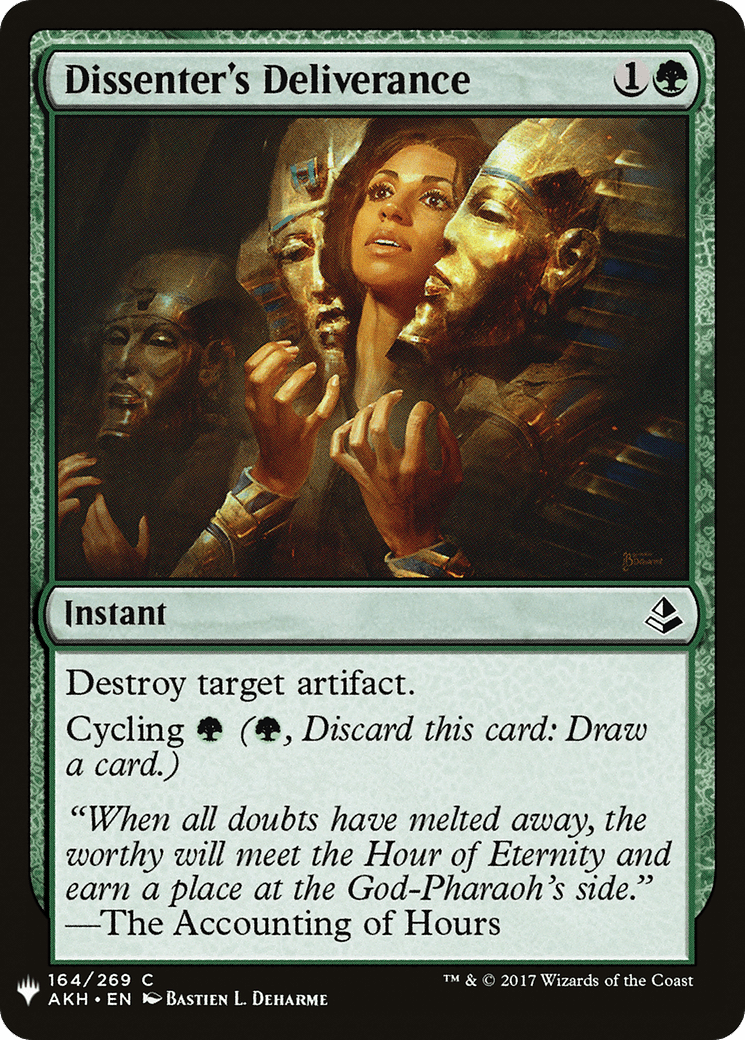 Dissenter's Deliverance |  (AKH-164) [The List]