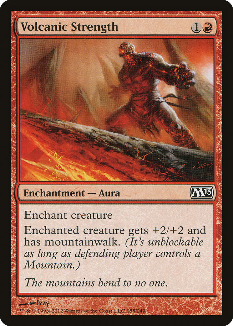 Volcanic Strength [Magic 2013] Foil