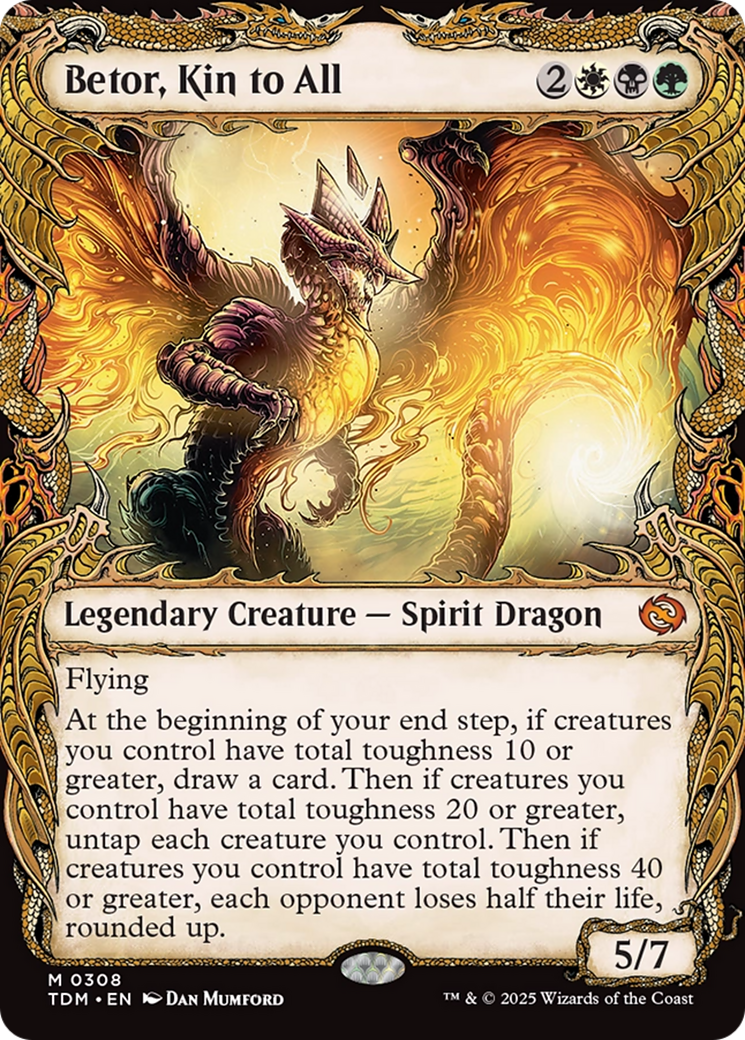 Betor, Kin to All (Showcase) (308) [Tarkir: Dragonstorm]  Foil