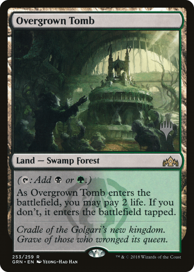 Overgrown Tomb (Promo Pack) [Guilds of Ravnica Promos] Foil