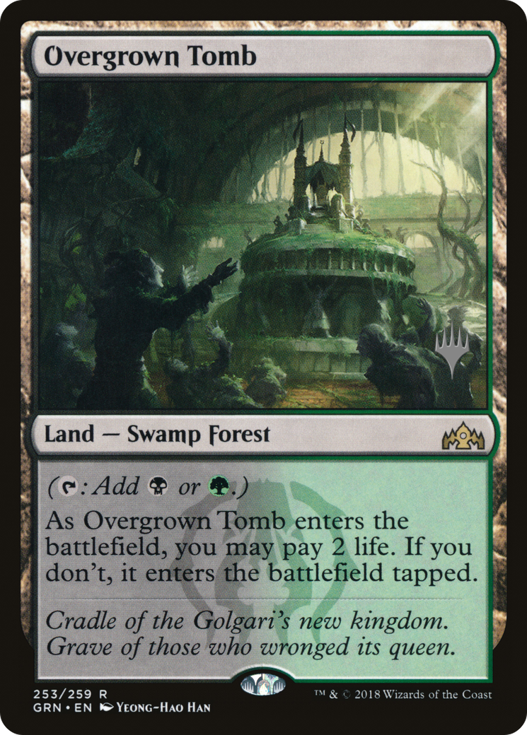 Overgrown Tomb (Promo Pack) [Guilds of Ravnica Promos] Foil