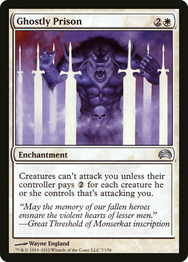 Ghostly Prison [Planechase 2012] Foil