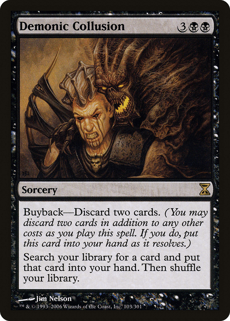 Demonic Collusion [Time Spiral] Foil