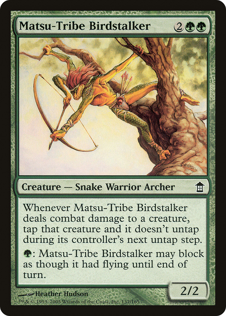 Matsu-Tribe Birdstalker [Saviors of Kamigawa] Foil