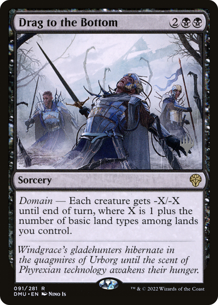 Drag to the Bottom (Promo Pack) [Dominaria United Promos] Foil