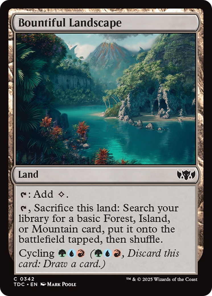 Bountiful Landscape (342) [Commander: Tarkir: Dragonstorm]