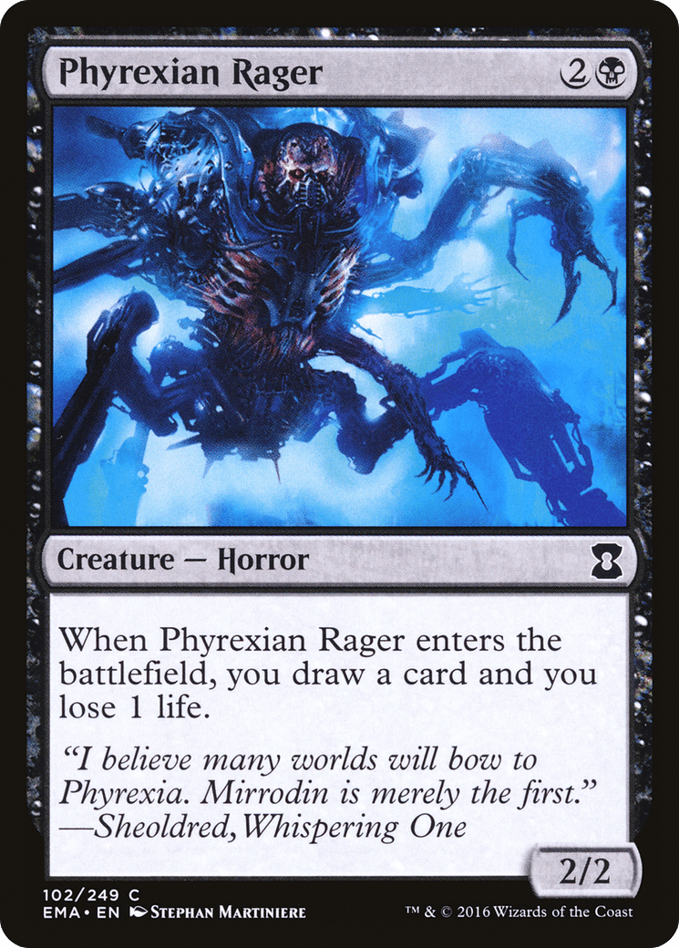 Phyrexian Rager [Eternal Masters] Foil