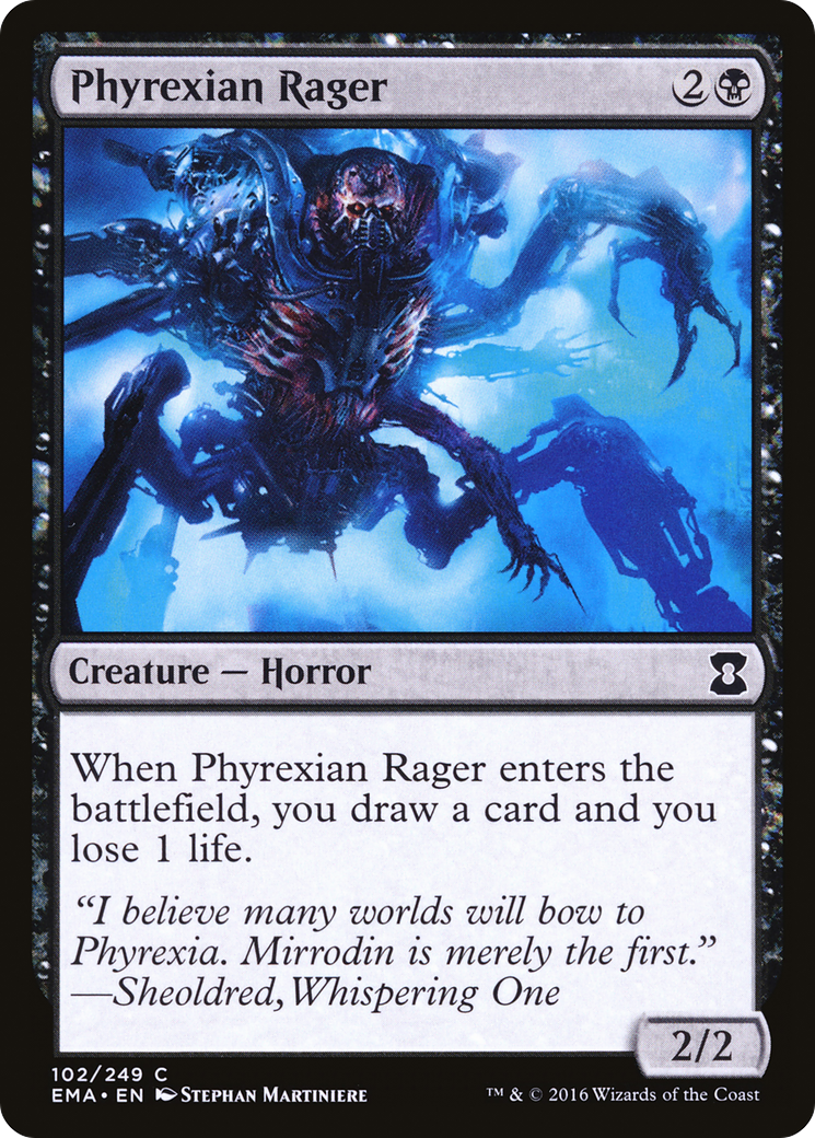 Phyrexian Rager [Eternal Masters] Foil
