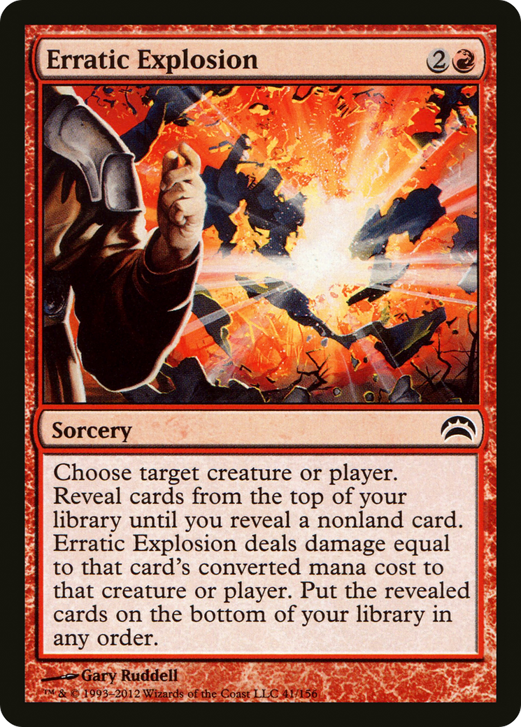 Erratic Explosion (041) [Planechase 2012]  Foil