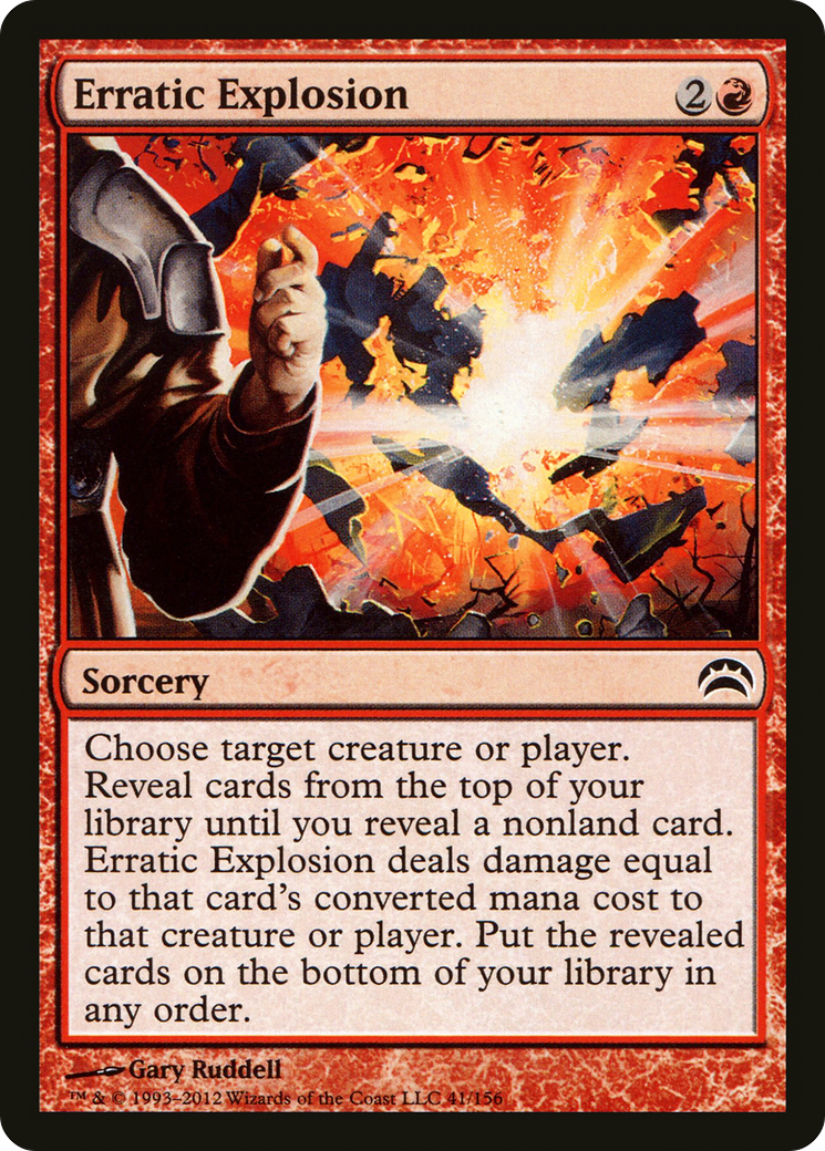 Erratic Explosion (041) [Planechase 2012]  Foil