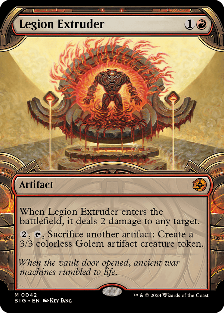 Legion Extruder (Showcase) [Outlaws of Thunder Junction: The Big Score] Foil