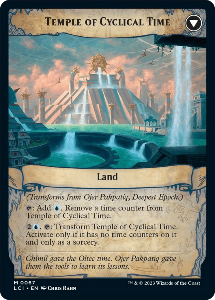 Ojer Pakpatiq, Deepest Epoch // Temple of Cyclical Time [The Lost Caverns of Ixalan] Foil