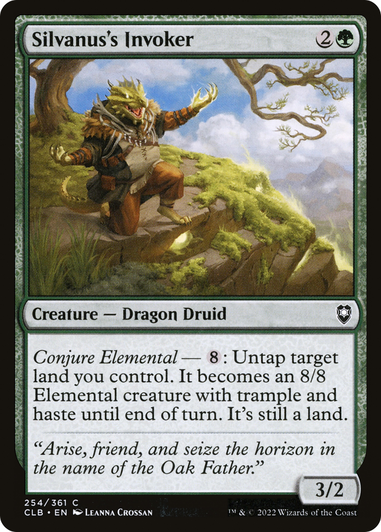 Silvanus's Invoker [Commander Legends: Battle for Baldur's Gate] Foil