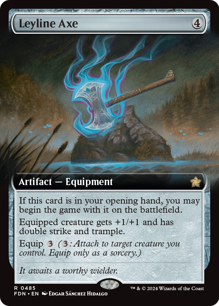 Leyline Axe (FDN-485) - Foundations: (Extended Art)