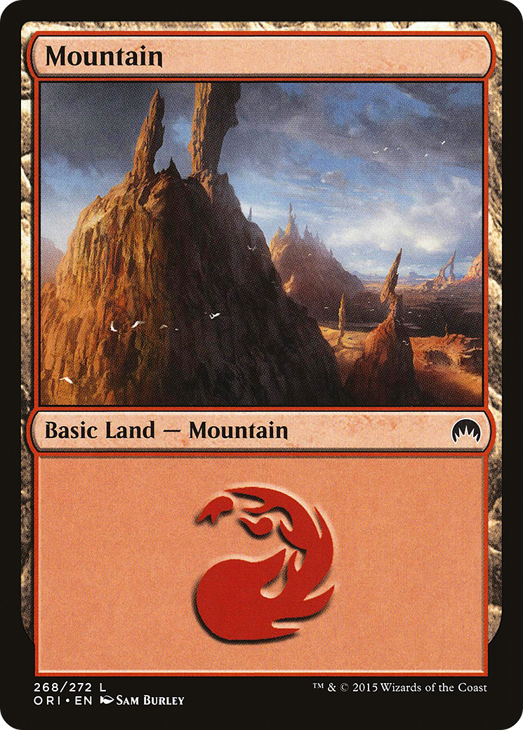 Mountain (268) [Magic Origins] Foil