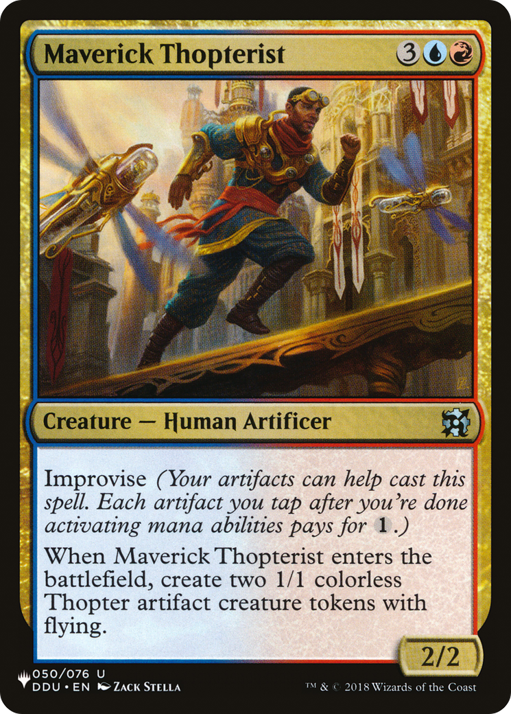 Maverick Thopterist |  (DDU-50) [The List]