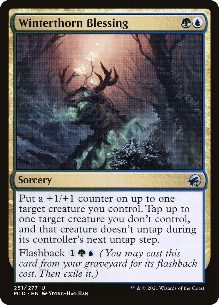 Winterthorn Blessing [Innistrad: Midnight Hunt] Foil