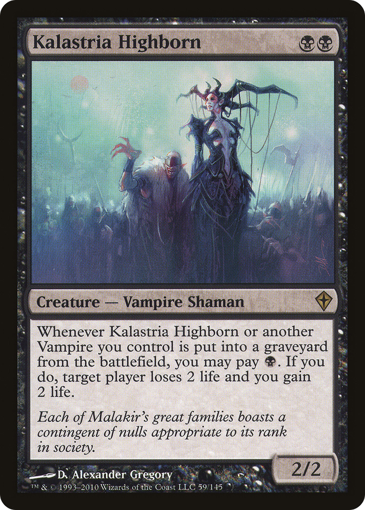 Kalastria Highborn [Worldwake] Foil