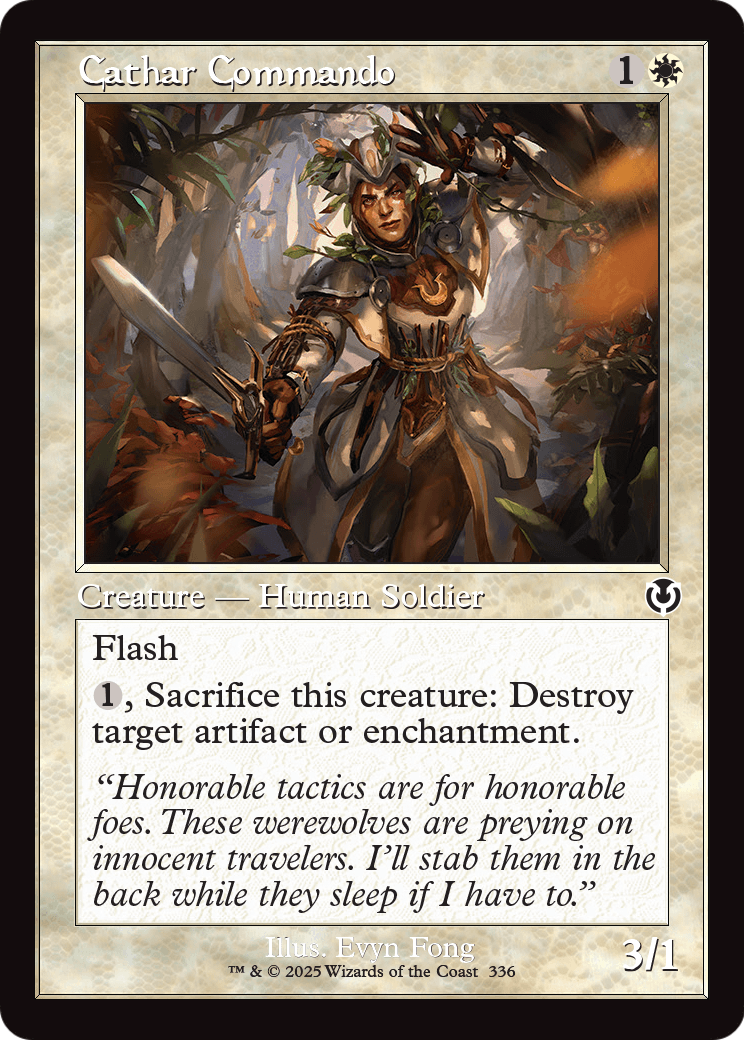 Cathar Commando (Retro Frame) (-336) [Innistrad Remastered]