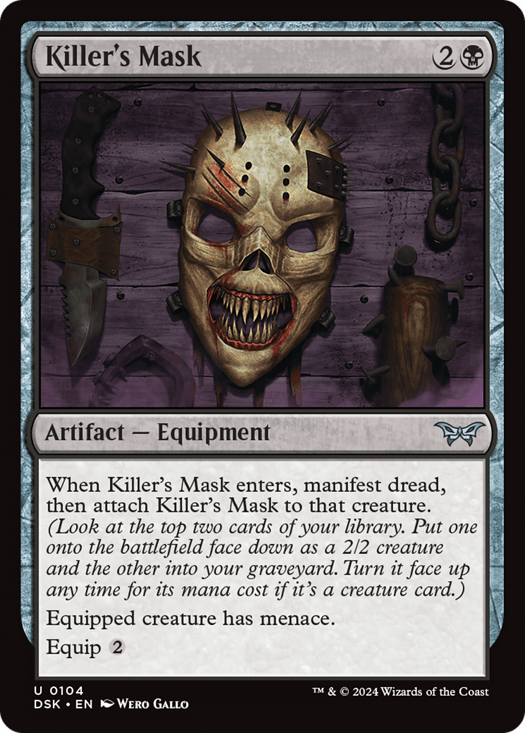 Killer's Mask [Duskmourn: House of Horror] Foil
