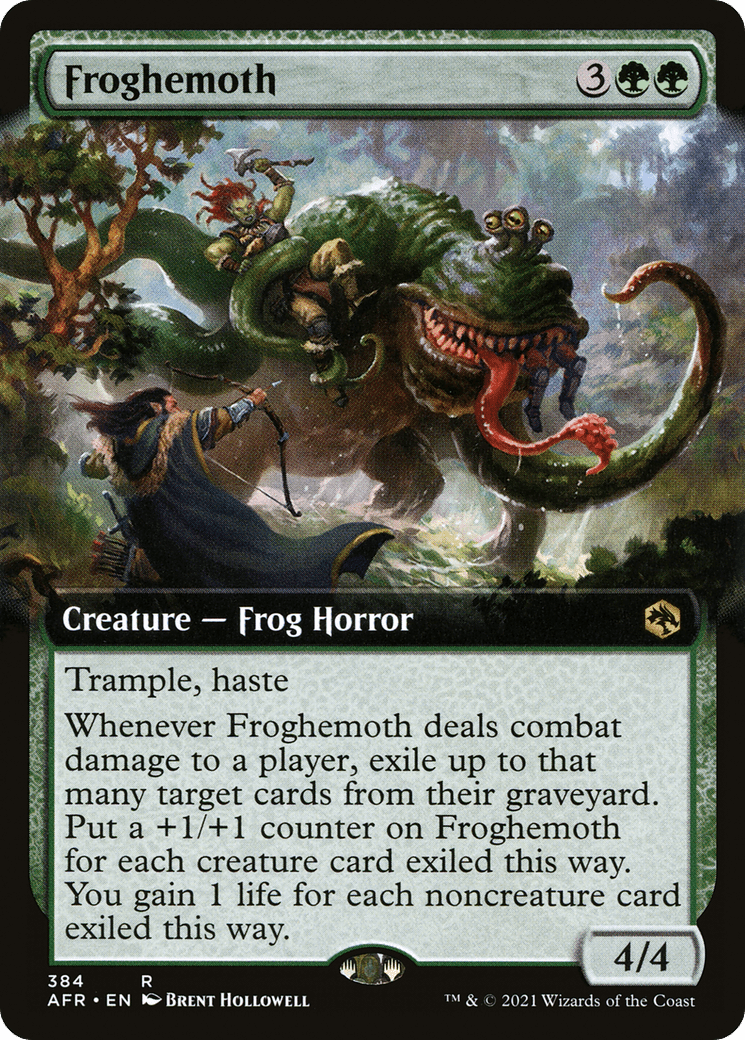 Froghemoth (Extended Art) [Dungeons & Dragons: Adventures in the Forgotten Realms] Foil