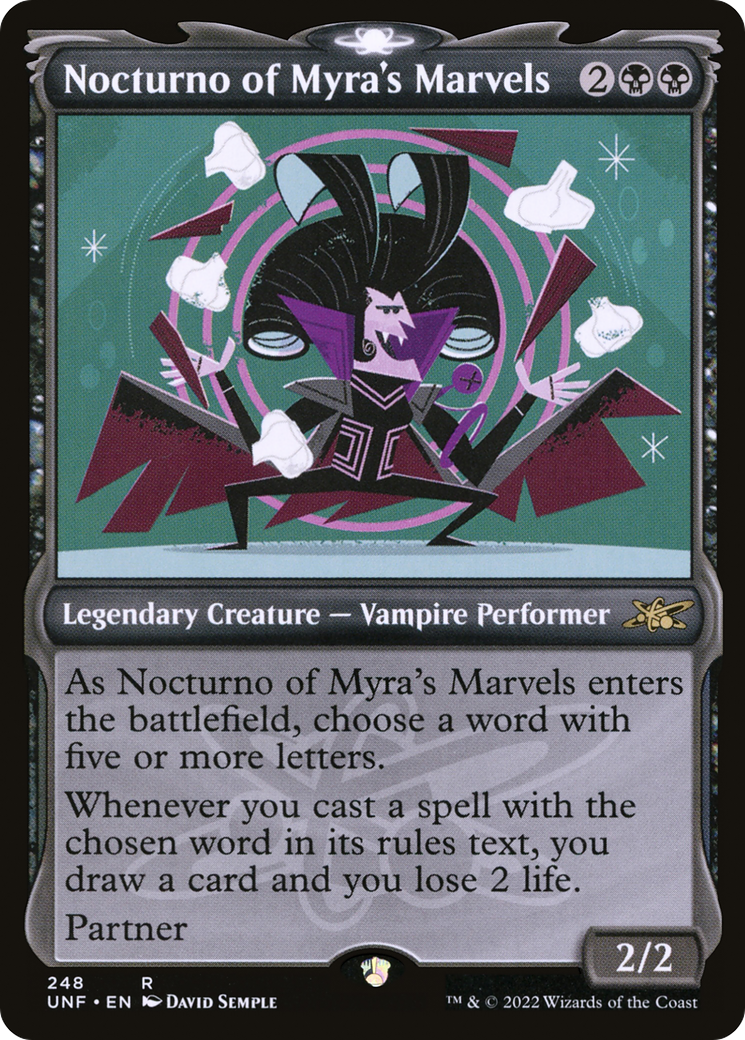 Nocturno of Myra's Marvels (Showcase) [Unfinity] Foil