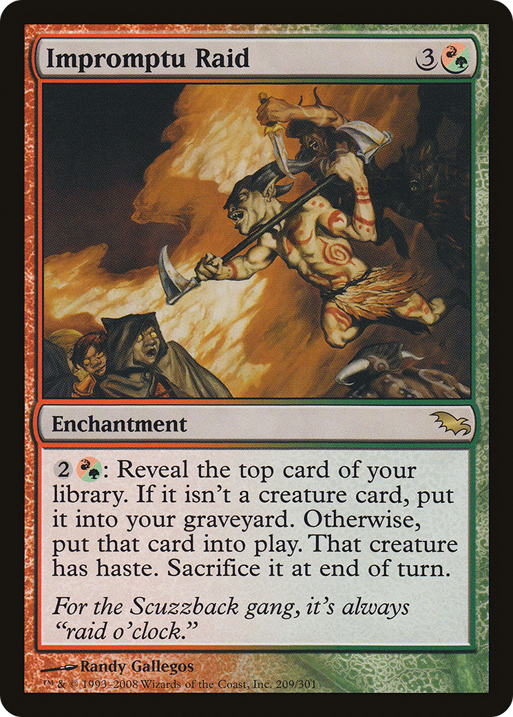 Impromptu Raid [Shadowmoor] Foreign