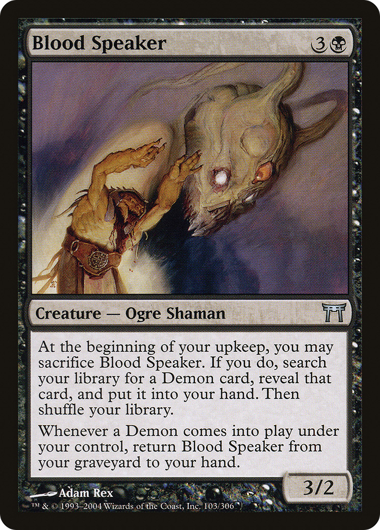 Blood Speaker [Champions of Kamigawa] Foil