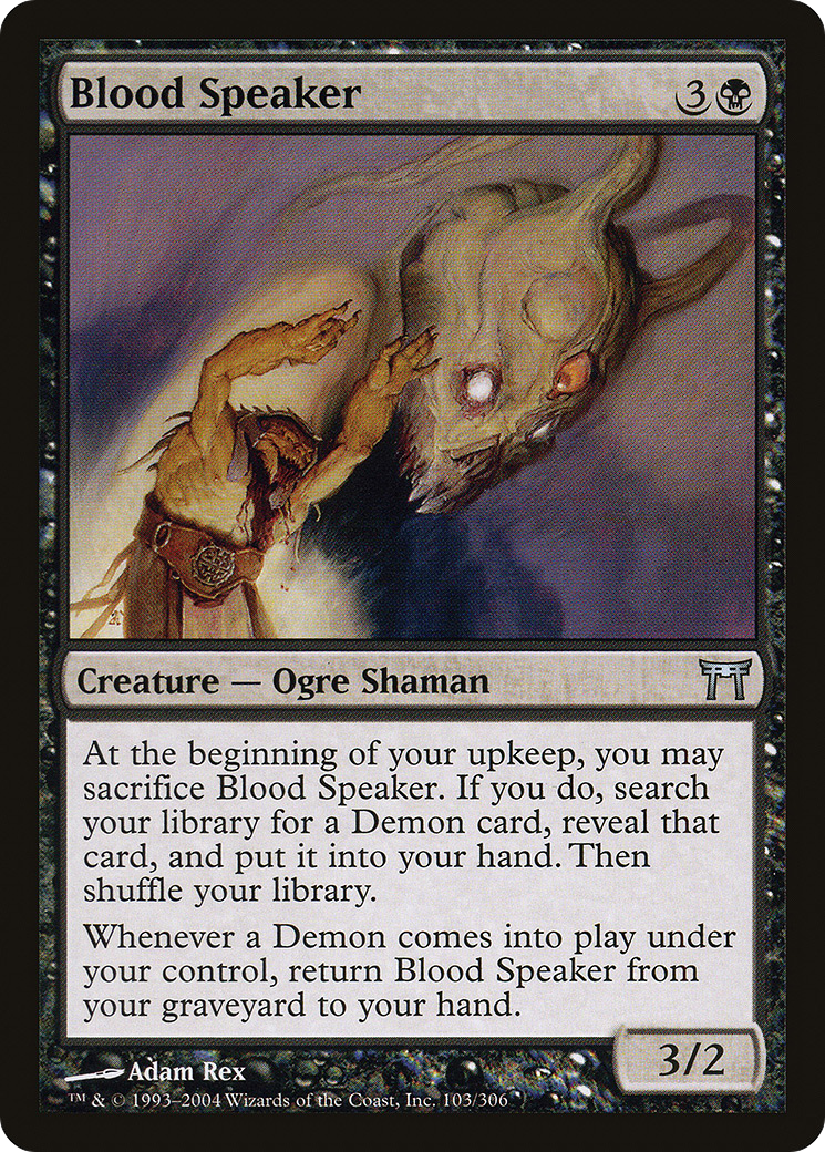 Blood Speaker [Champions of Kamigawa] Foil